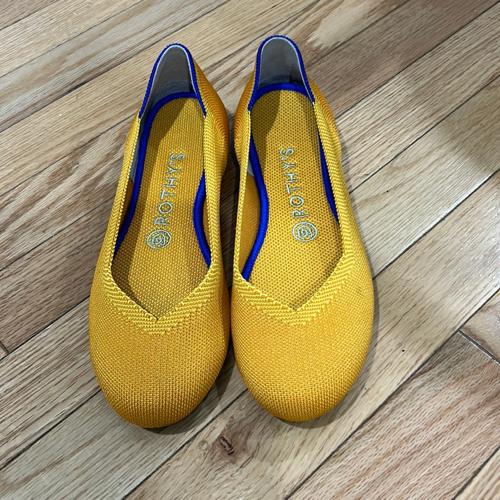 Rothy’s lemondrop flats